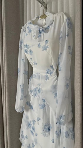 فستان مشجر ناعم Y02