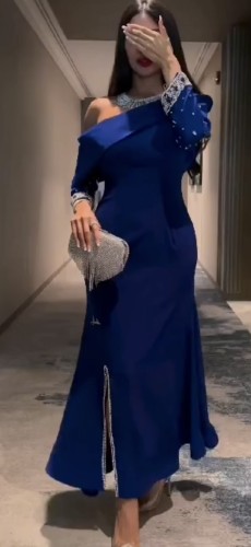 فستان تفته كحلي 37