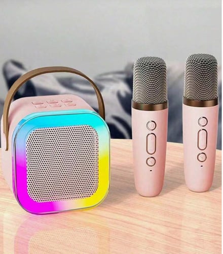 مكبر صوت +ميكروفون للأطفال