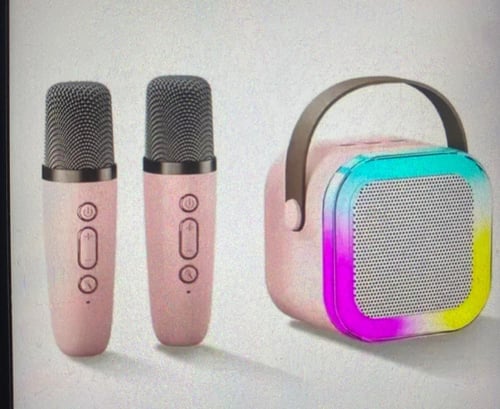 مكبر صوت +ميكروفون للأطفال