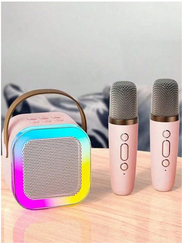 مكبر صوت +ميكروفون للأطفال