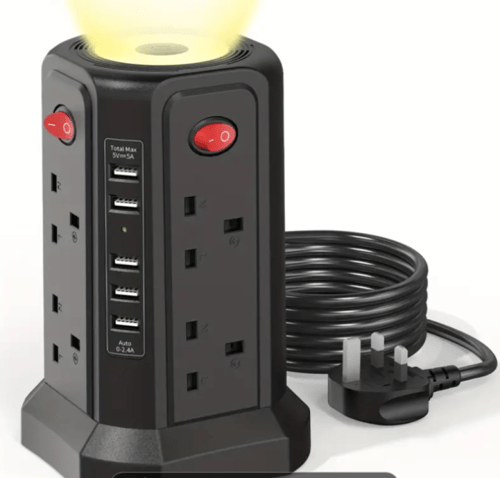 توصيلة متعددة المقابس والمنافذ