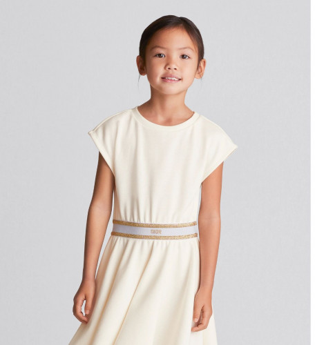 فستان اطفال من ديورKID'S SHORT SKATER DRESS Ivory...