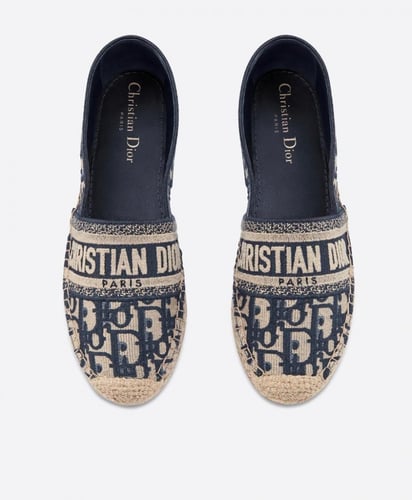 ديور ازرق DIOR GRANVILLE ESPADRILLEDeep Blue Dior...