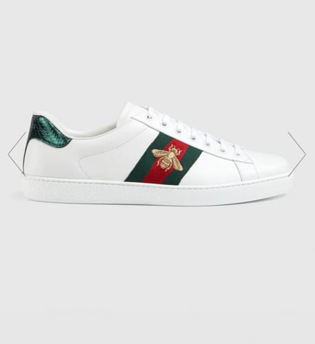 جزمة قوتشي سنيكر Ace embroidered sneaker