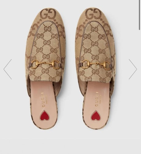 سليبرز قوتشي نسائي Women's jumbo GG Princetown sli...