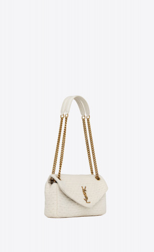 شنطة سان لورانCALYPSO IN ORGANZA AND LAMBSKIN