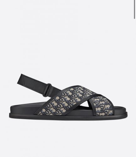 صندل اطفال ديور KID'S SANDALBlue Calfskin and Dior...