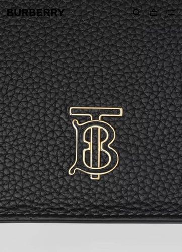 شنطة بربري باوتش-  Grainy Leather Mini TB Shoulder...