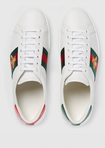 جزمة قوتشي سنيكر Ace embroidered sneaker