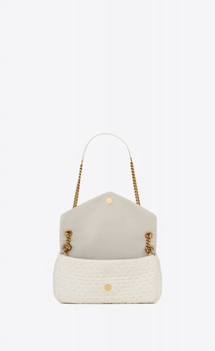 شنطة سان لورانCALYPSO IN ORGANZA AND LAMBSKIN