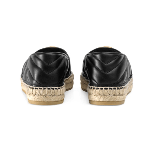 جزمة قوتشي نسائي Leather espadrille with Double G