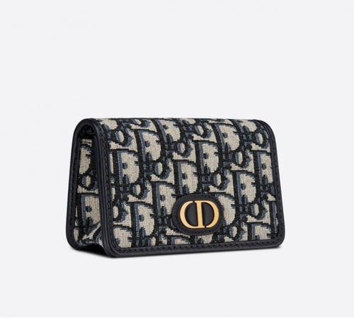 شنطة ديور صغيرة 30 MONTAIGNE NANO POUCHBlue Dior O...