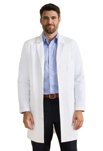 Labcoat Man Healing Hands Lawrence HH401 37"