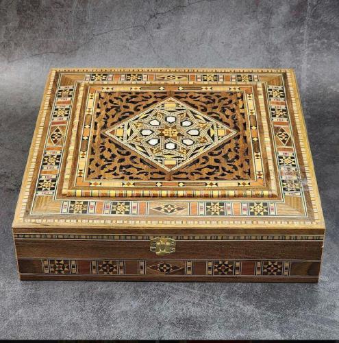 علبة سورية موزاييك فاخرة