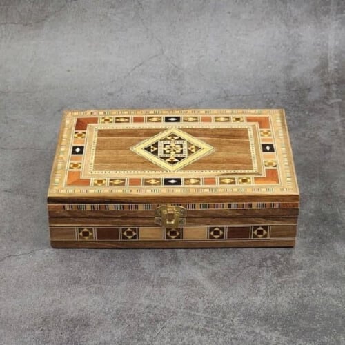 صندوق موزاييك مزخرف