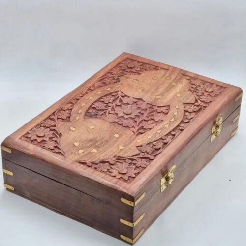 علبة هندية خشبية