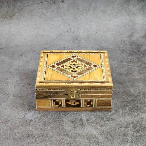 صندوق خشب موزاييك
