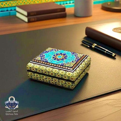 صندوق خاتم ايراني مزخرف