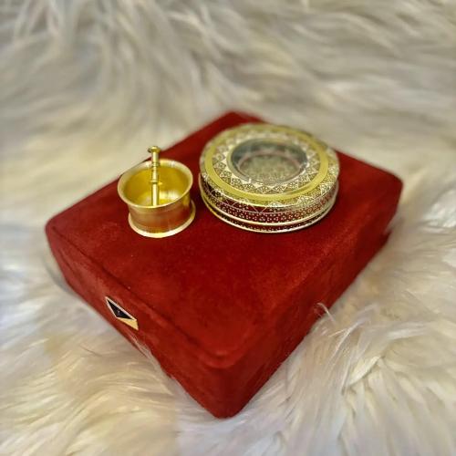 طقم زعفران مخمل فاخر