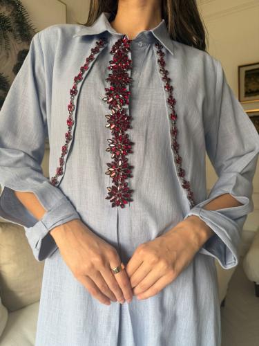 ثوب لينن قطن