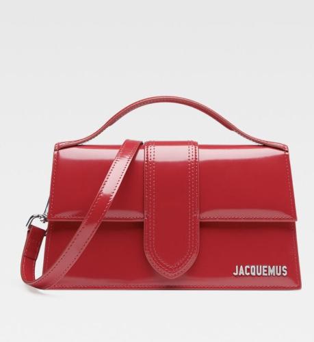 Red Jaccamos Medium shiny with strap