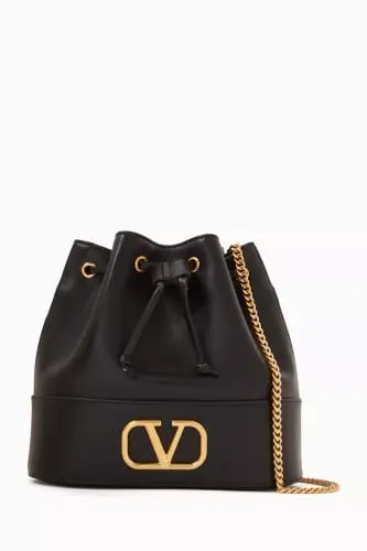 Valentino black bag with chain