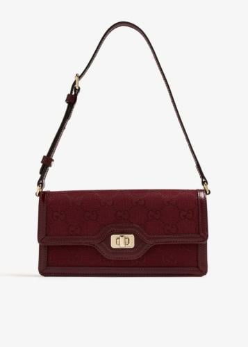 Gucci bag maroon with belt