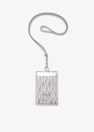 Miu Miu card holder available in two colors