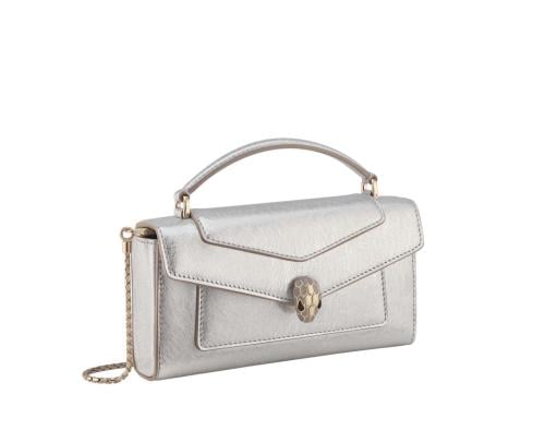 Bulgari silver bag with all accessories