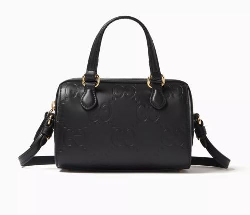 Gucci Gilbert mini bag with GG logo leather