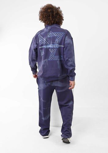 طقم شتوي أزرق غامق بولو - رجالي