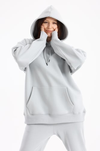 بلوفر رصاصي - نسائي