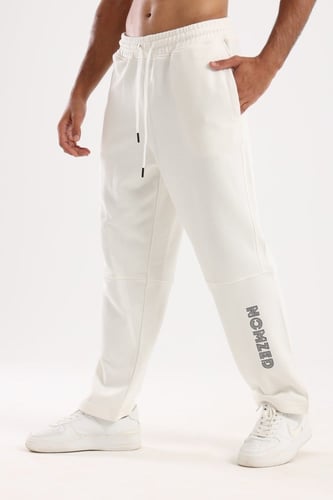 بنطلون أبيض شتوي - رجالي