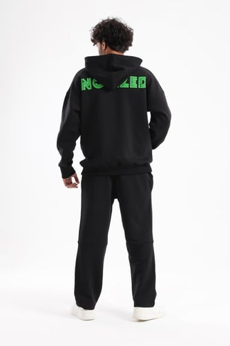 طقم شتوي أسود - رجالي