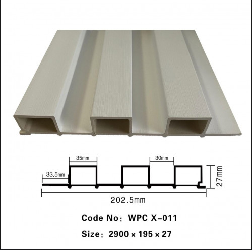بديل خشب مضلع 20سم WPC X-011
