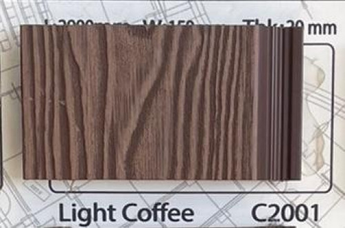 بديل خشب سادة خارجى 15سم C2001