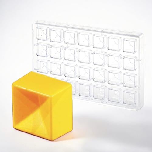 قالب شوكولاتة مربعات جوده عالية المقاس 3*3سم ارتفا...