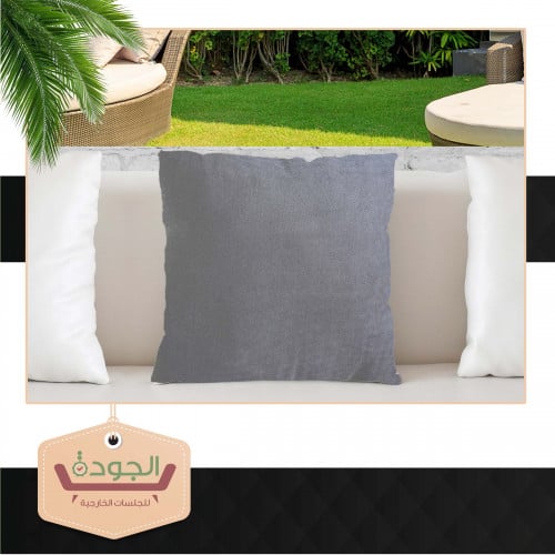 مخدة لون رمادي