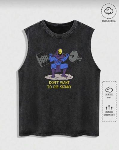 توب رجالي - don't die skinny
