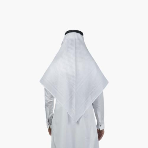 شماغ البسام بريز أبيض