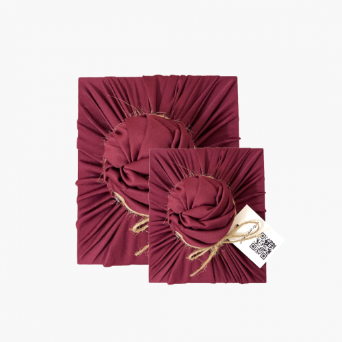 تغليف هدية بالقماش