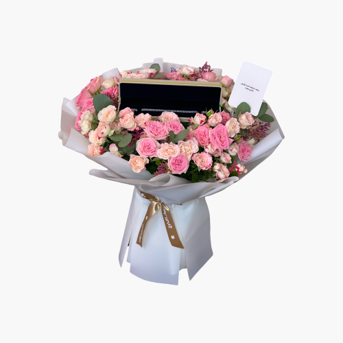 باقة ورد وهدية