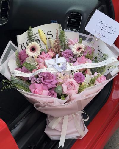 شوكلت باتشي & باقة ورد