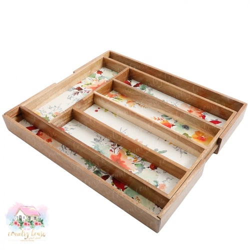 9931 منظم خشبي أنيق مورد للمطبخ