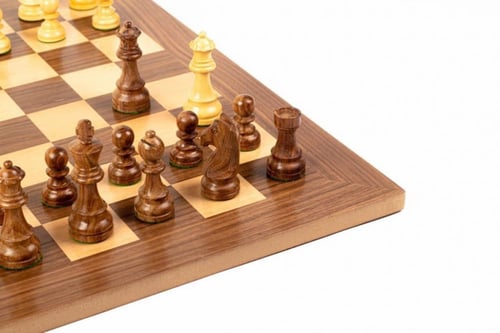 شطرنج خشب فاخر ( قطع كلاسيك المستخدم في البطولات )