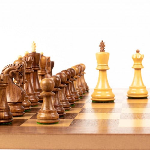 شطرنج خشب فاخر بتصميم الروس