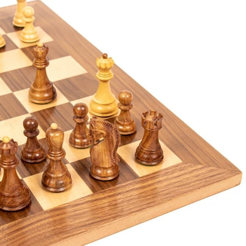 شطرنج خشب فاخر بتصميم الروس
