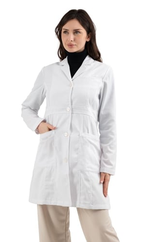 لابكوت واسع ابيض نسائي دكتوريا | لورا كلانس