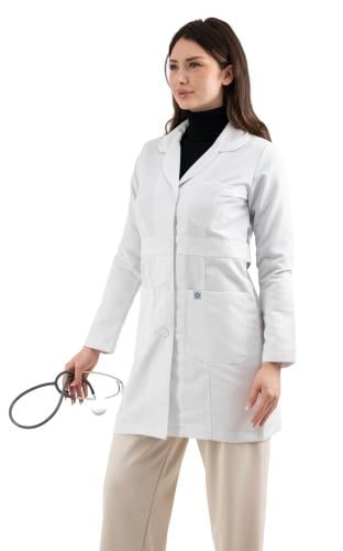 لاب كوت نسائي ابيض | اليغانس